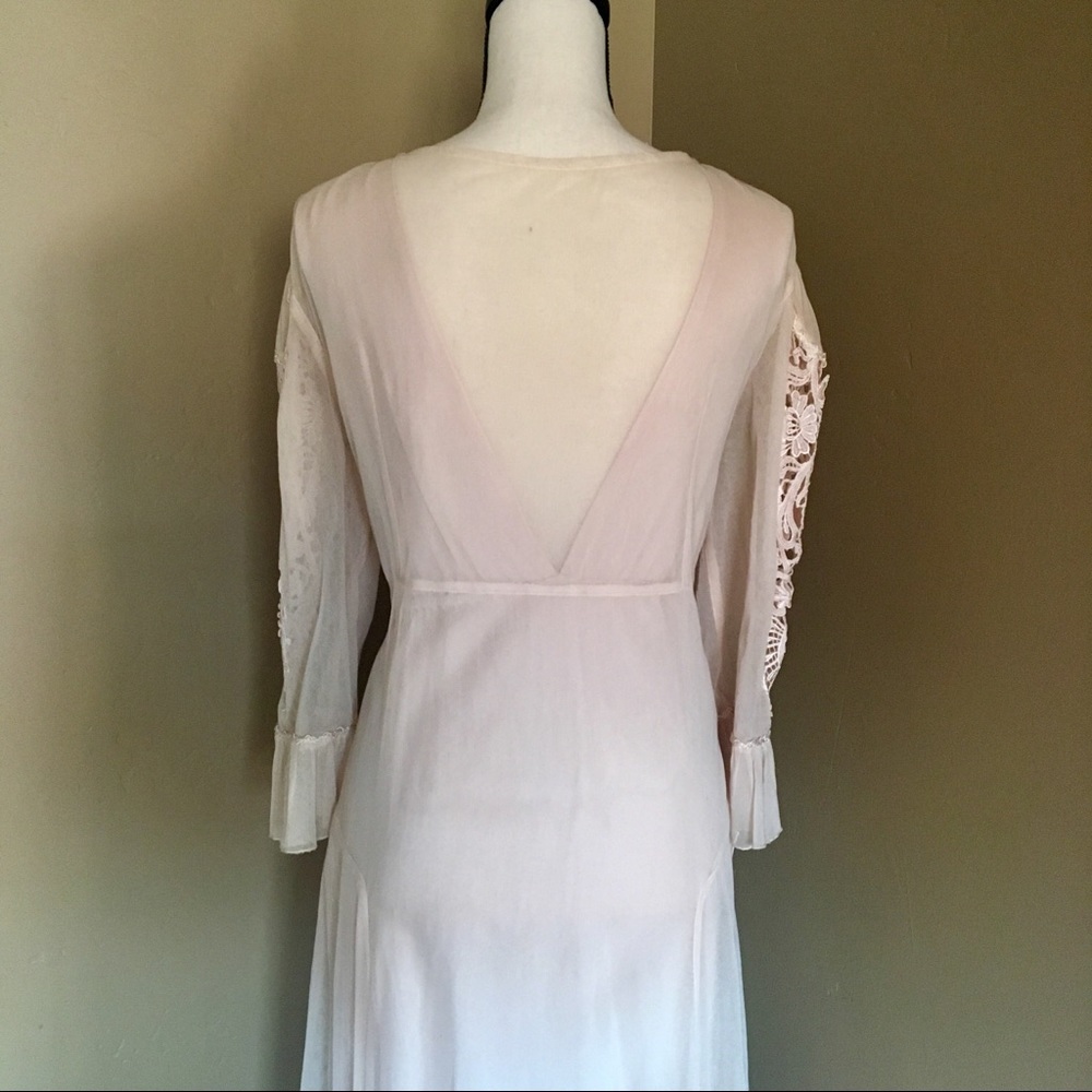 Blush-color special occasion dress. Tres Chic. - Picture 5 of 8